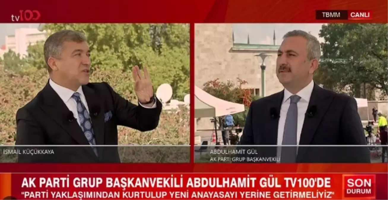 AK Parti Milletvekili Abdulhamit Gül tv100’de: “Terörsüz Türkiye” süreci siyaset üstü durumda!