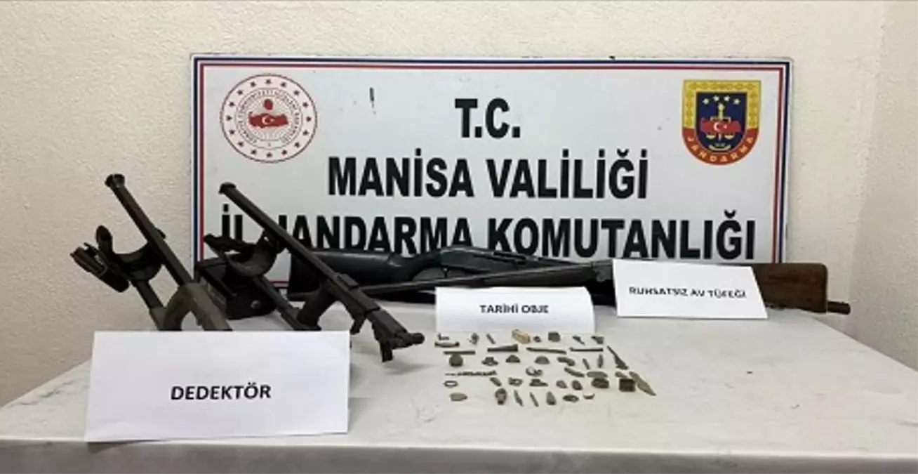 Manisa’da Tarihi Eşya Kaçakçılığı Operasyonu
