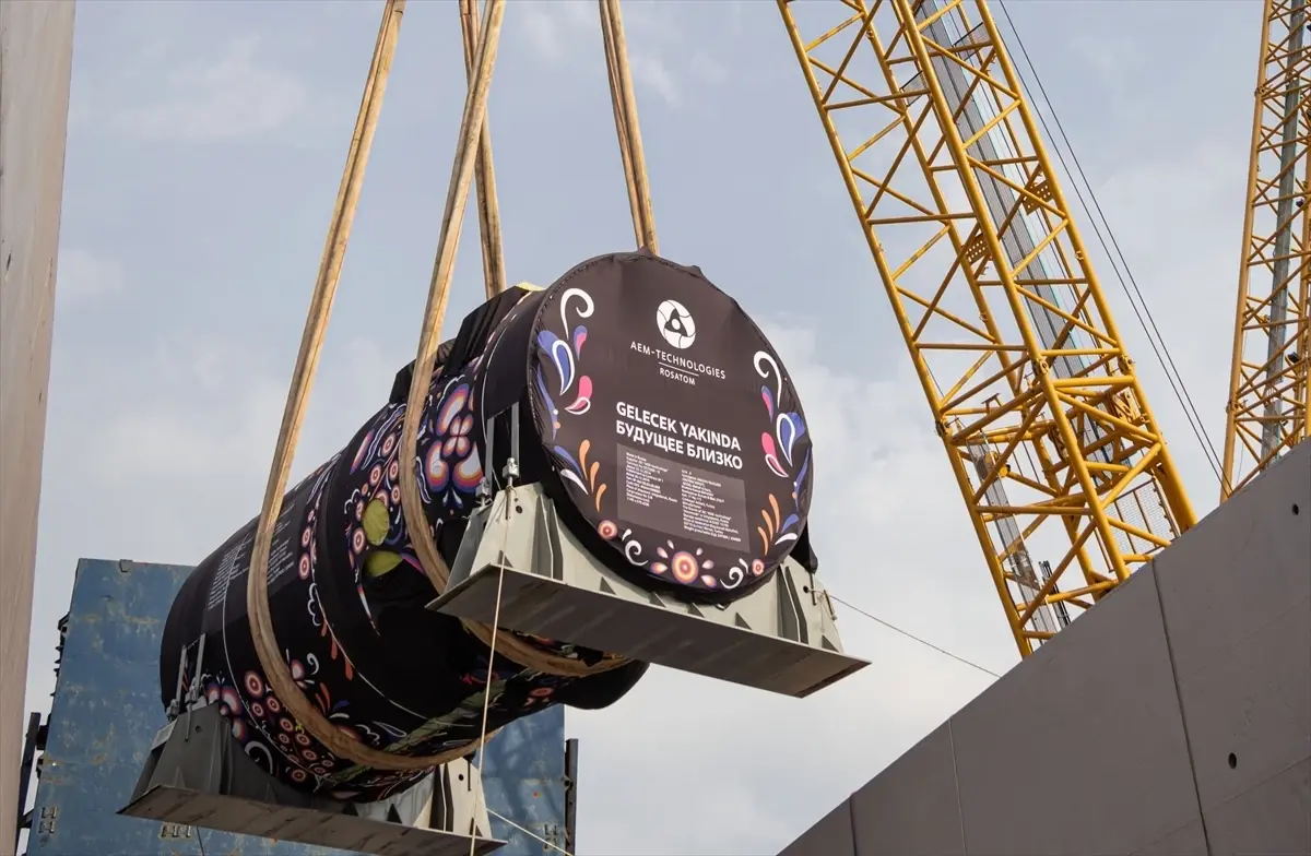 Akkuyu Nükleer Santrali’nde 4. Ünite Reaktörü Teslim Edildi