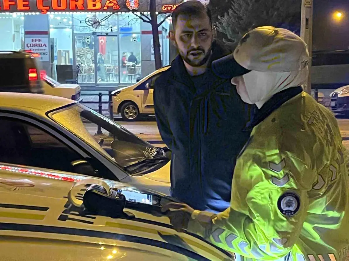 Alkollü Sürücüye 37 Bin Lira Ceza