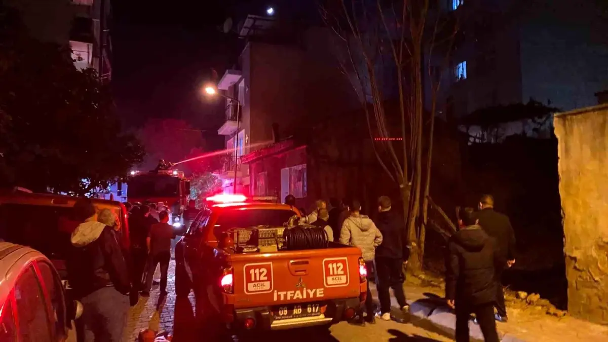 Aydın’da Yangın: Yaşlı Kadın Evsiz Kaldı