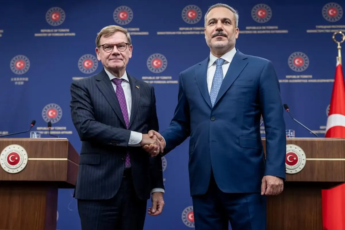 Bakan Fidan ile kamera karşısına geçen Alman Bakan’dan çarpıcı Türkiye mesajı