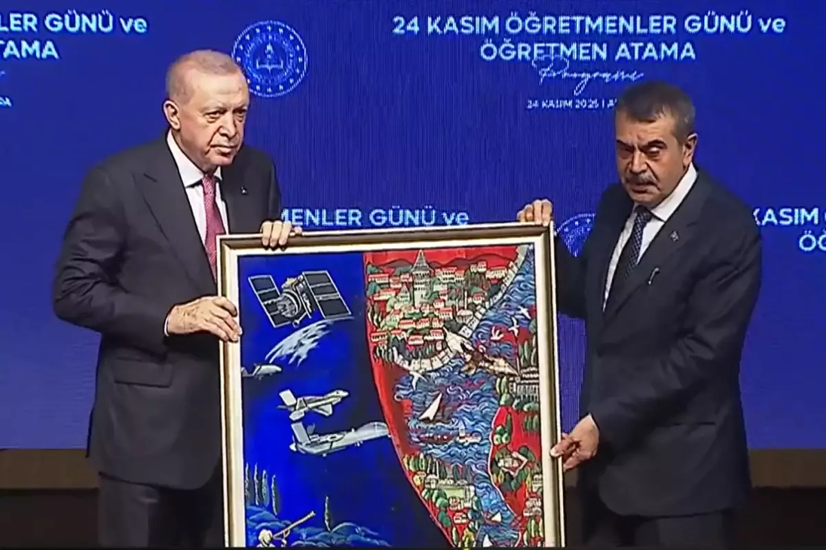 Bakan Tekin’den Cumhurbaşkanı Erdoğan’a 24 Kasım Özel Hediyesi