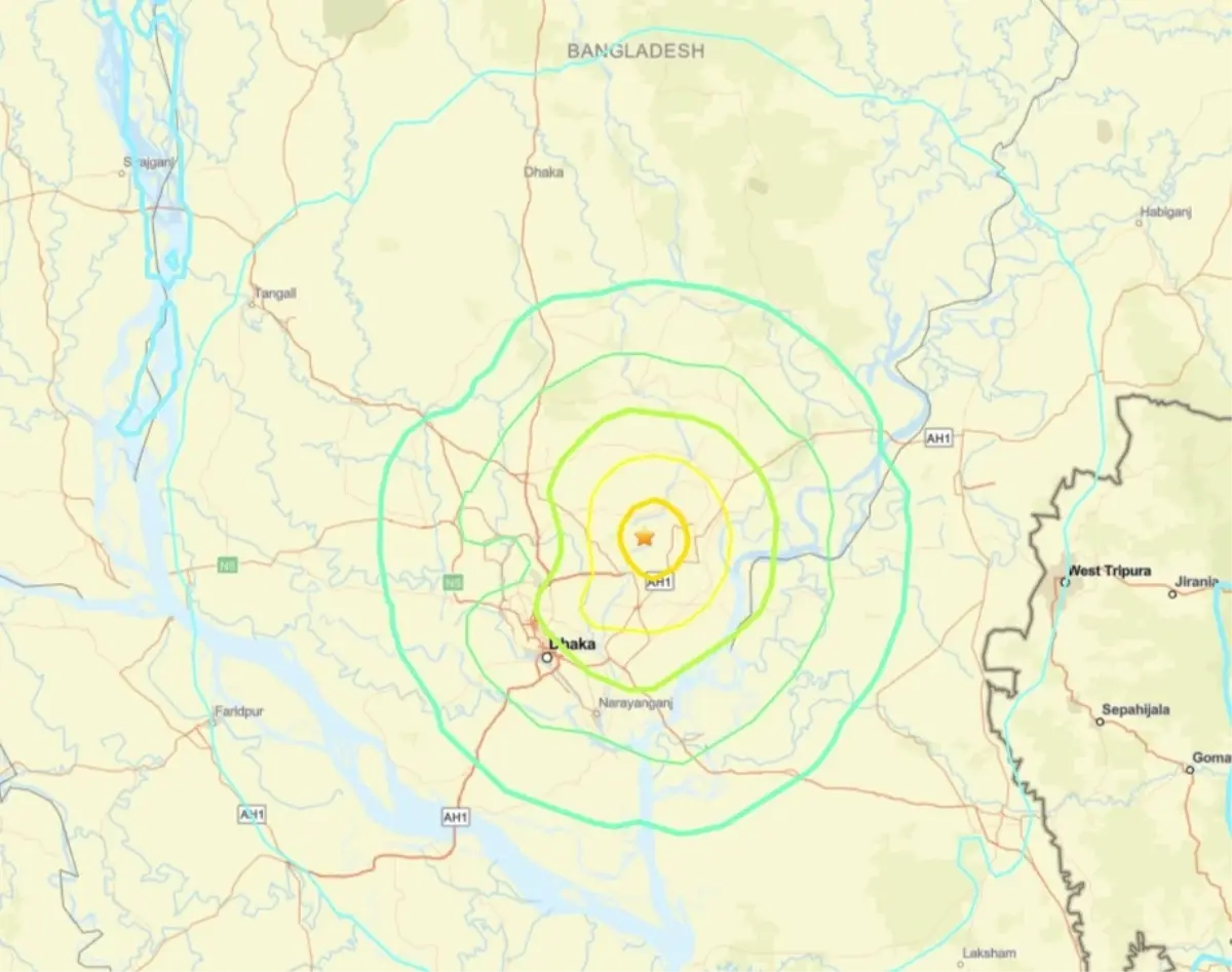 Bangladeş’te Deprem: 3 Ölü, Çok Sayıda Yaralı ve Yaygın Hasar