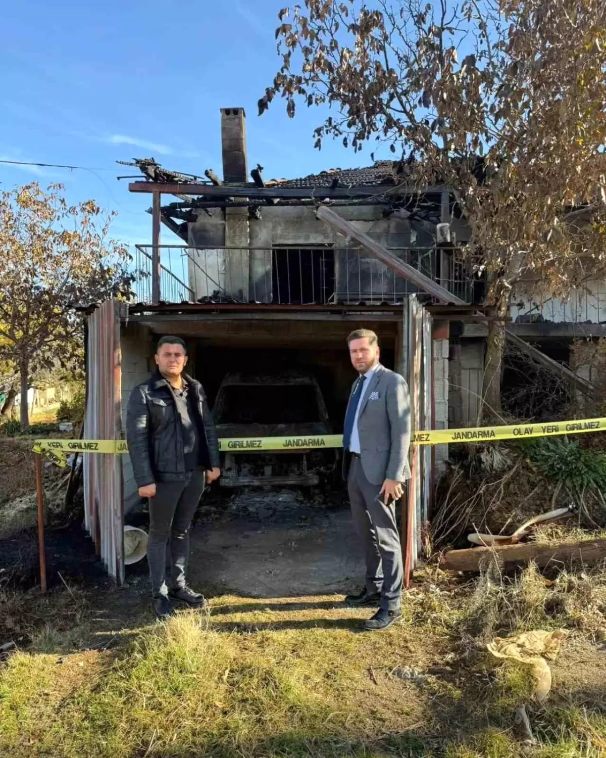 Başkan Tatık, Yangında Zarar Gören Aileyi Ziyaret Etti