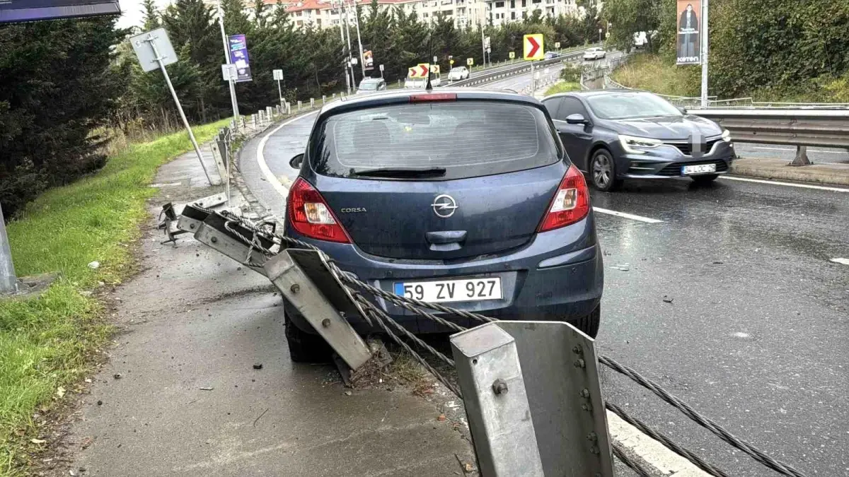 Beşiktaş’ta Yağmur Nedeniyle İki Kaza