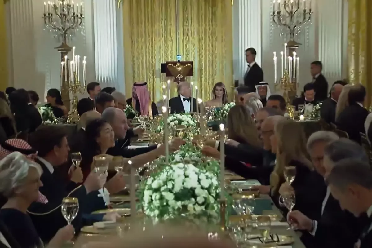 Beyaz Saray’da görkemli gece! Trump’ın yemeğinde sürpriz isimler yer aldı