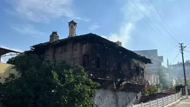 Bozdoğan’da Atıl Ahşap Evde Yangın