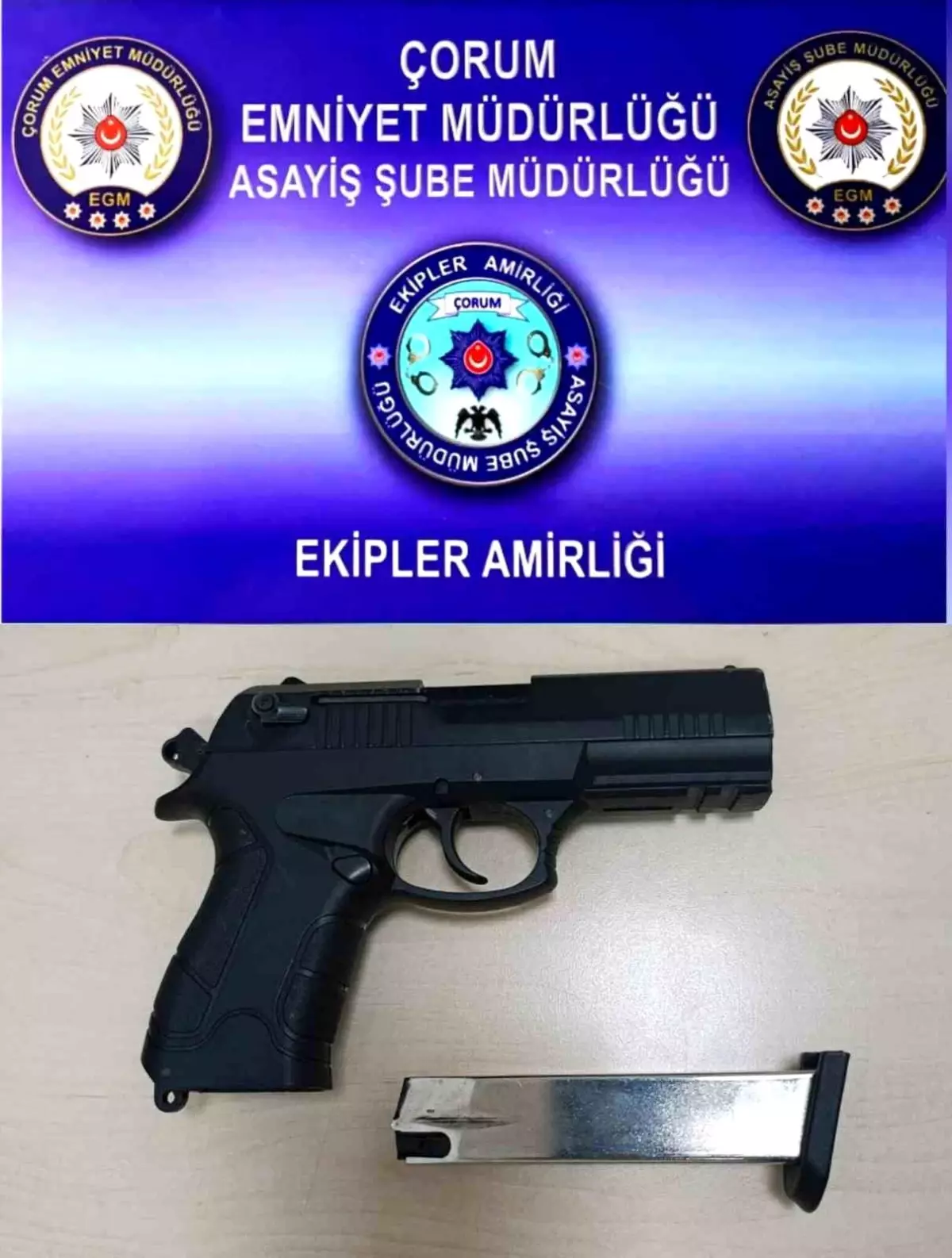 Çorum’da 5 Aranan Kişi Yakalandı, Silah ve Uyuşturucu Ele Geçirildi