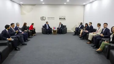 Cevdet Yılmaz, Guterres ile İklim Zirvesi’nde Görüştü