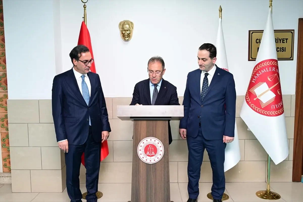 Danıştay Başsavcısı Cevdet Erkan Antalya’da Yargı Temsilcileriyle Görüştü