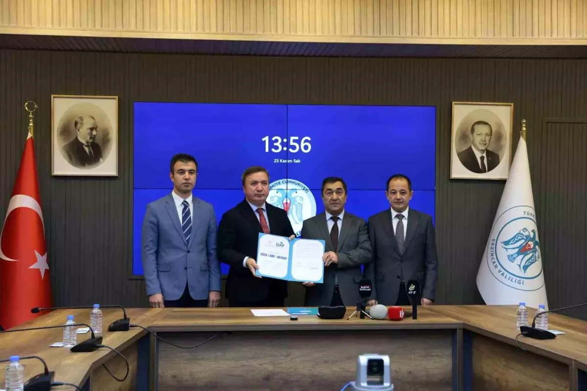 DAP Kapsamında Erzincan’da 3 Proje İmzalandı