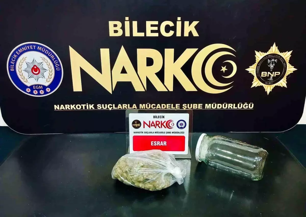 Bilecik’te Araçta Esrar Ele Geçirildi