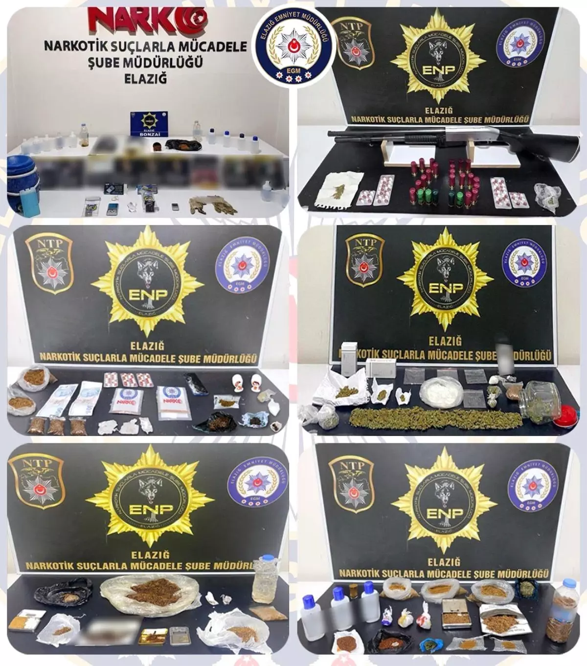 Elazığ’da Uyuşturucu Operasyonları: 19 Tutuklama