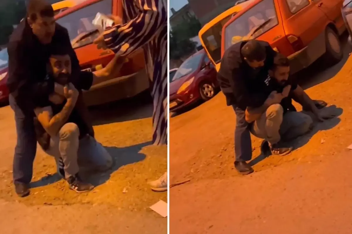 Hırsızın Çaresiz Yalvarışı Güvenlik Kamerasında