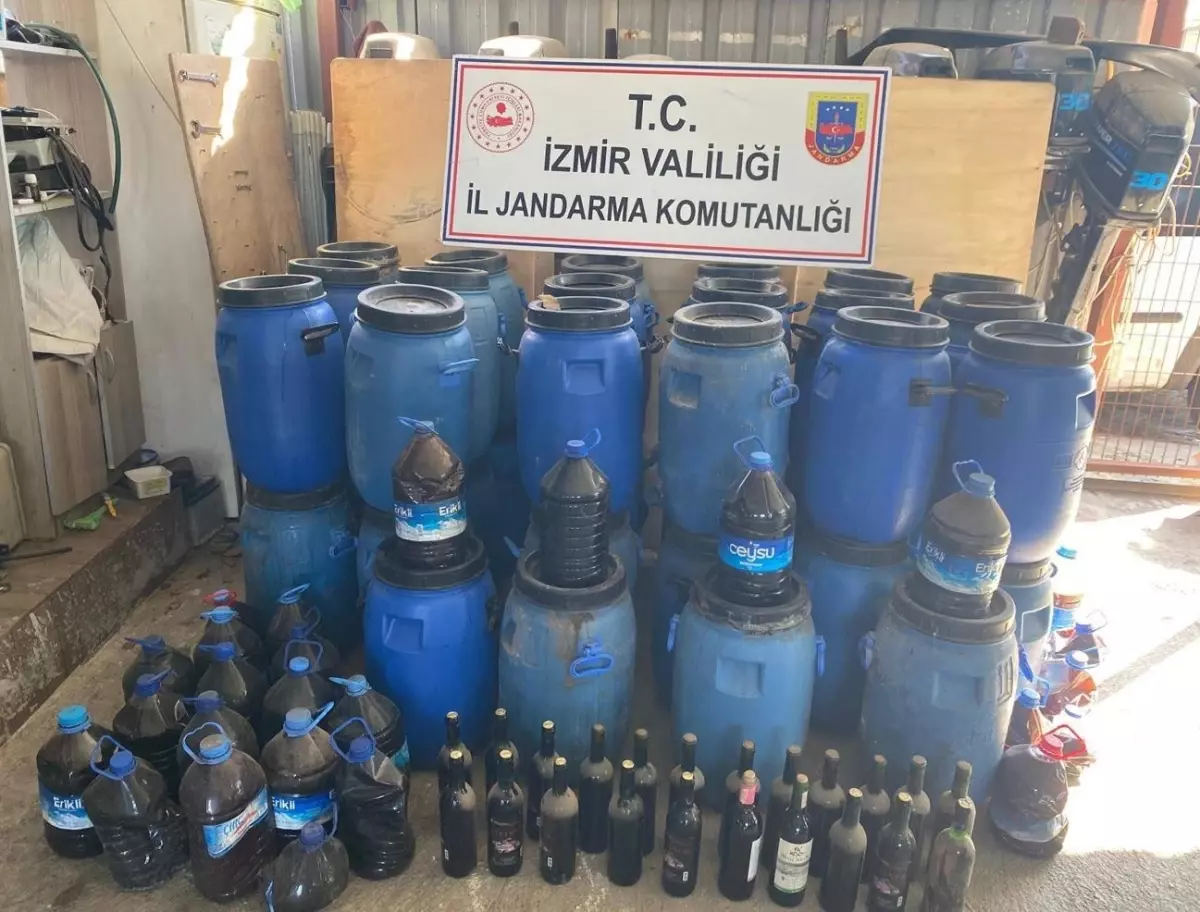 Selçuk’ta Kaçak Şarap Operasyonu: 650 Bin TL Değerindeki Sahte Şarap Ele Geçirildi