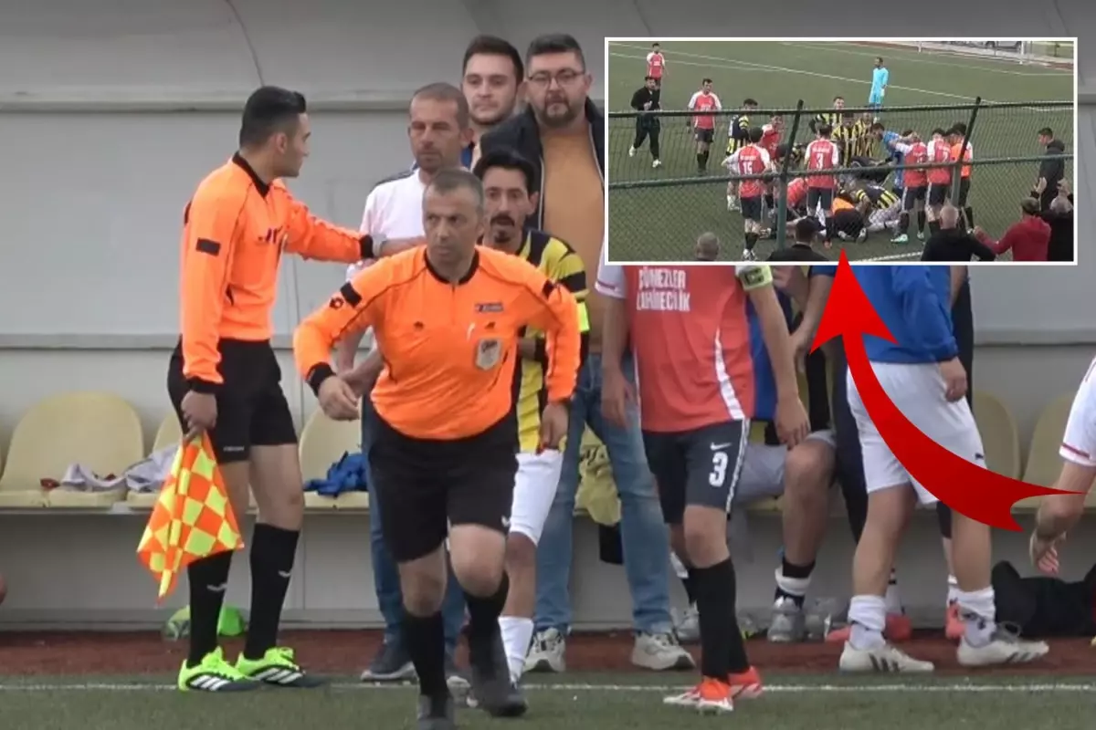 Hakemden Maç Esnasında Hayat Kurtaran Müdahale!