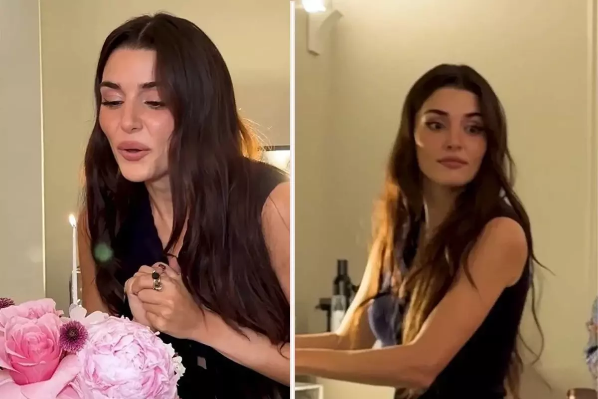 Hande Erçel’e sette doğum günü sürprizi