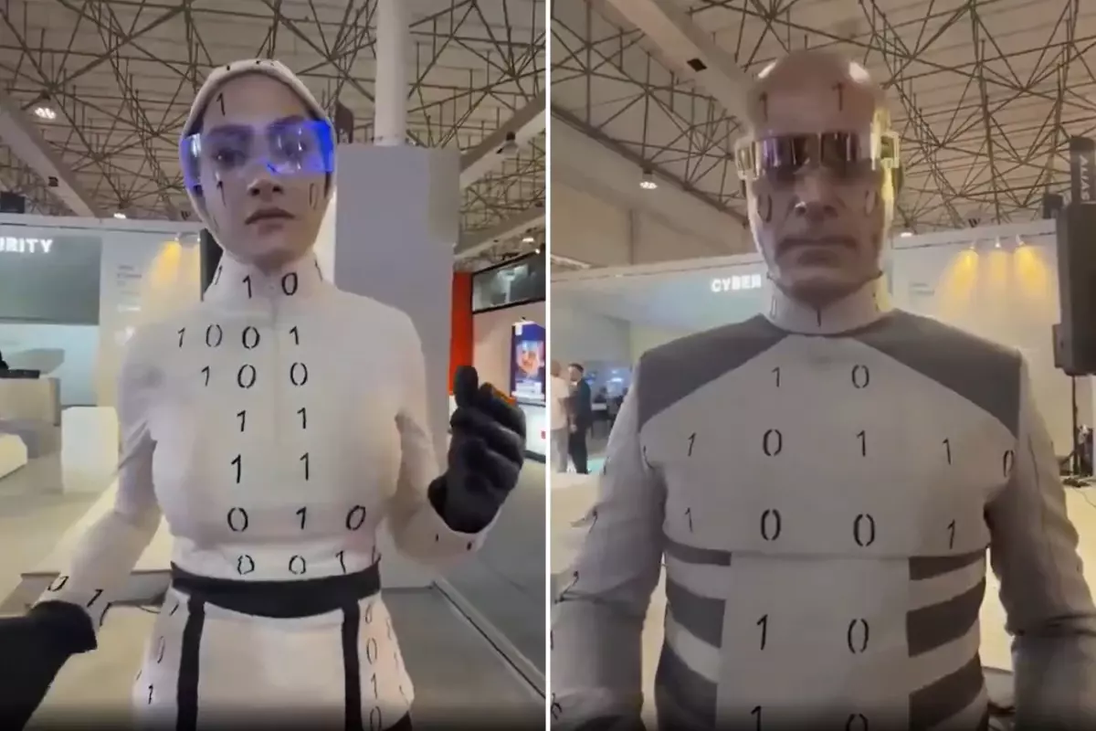 İran’ın “insanı robotları” fuara damga vurdu! Gerçek ortaya çıkınca alay konusu oldu