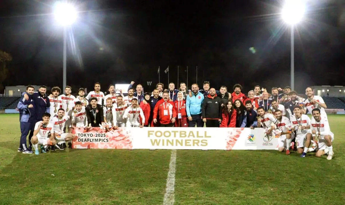 İşitme Engelliler Futbol Takımı Olimpiyat Şampiyonu