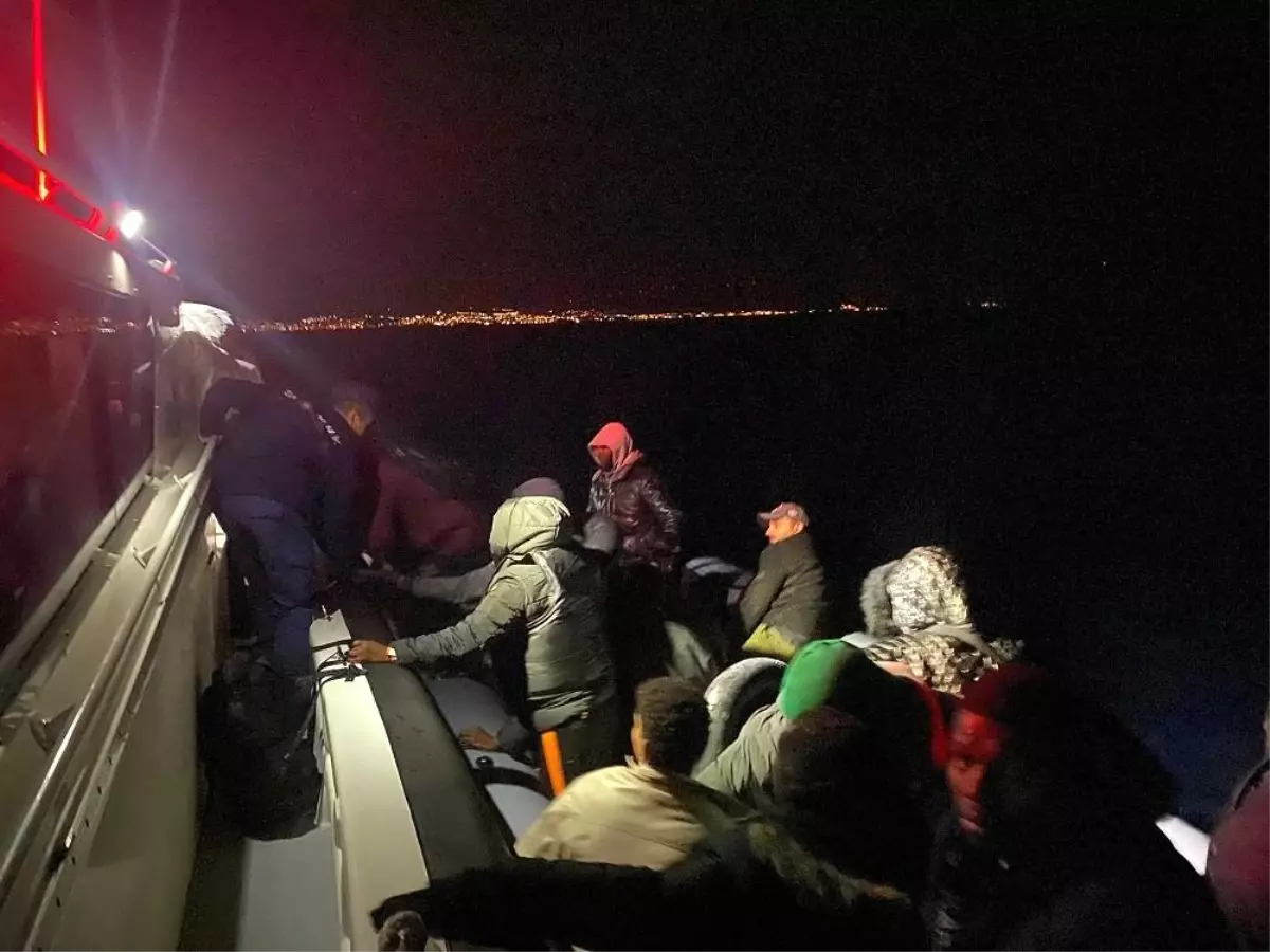 İzmir’de Düzensiz Göçmen Operasyonu: 43 Kişi Güvenlik Birimleri Tarafından Kurtarıldı