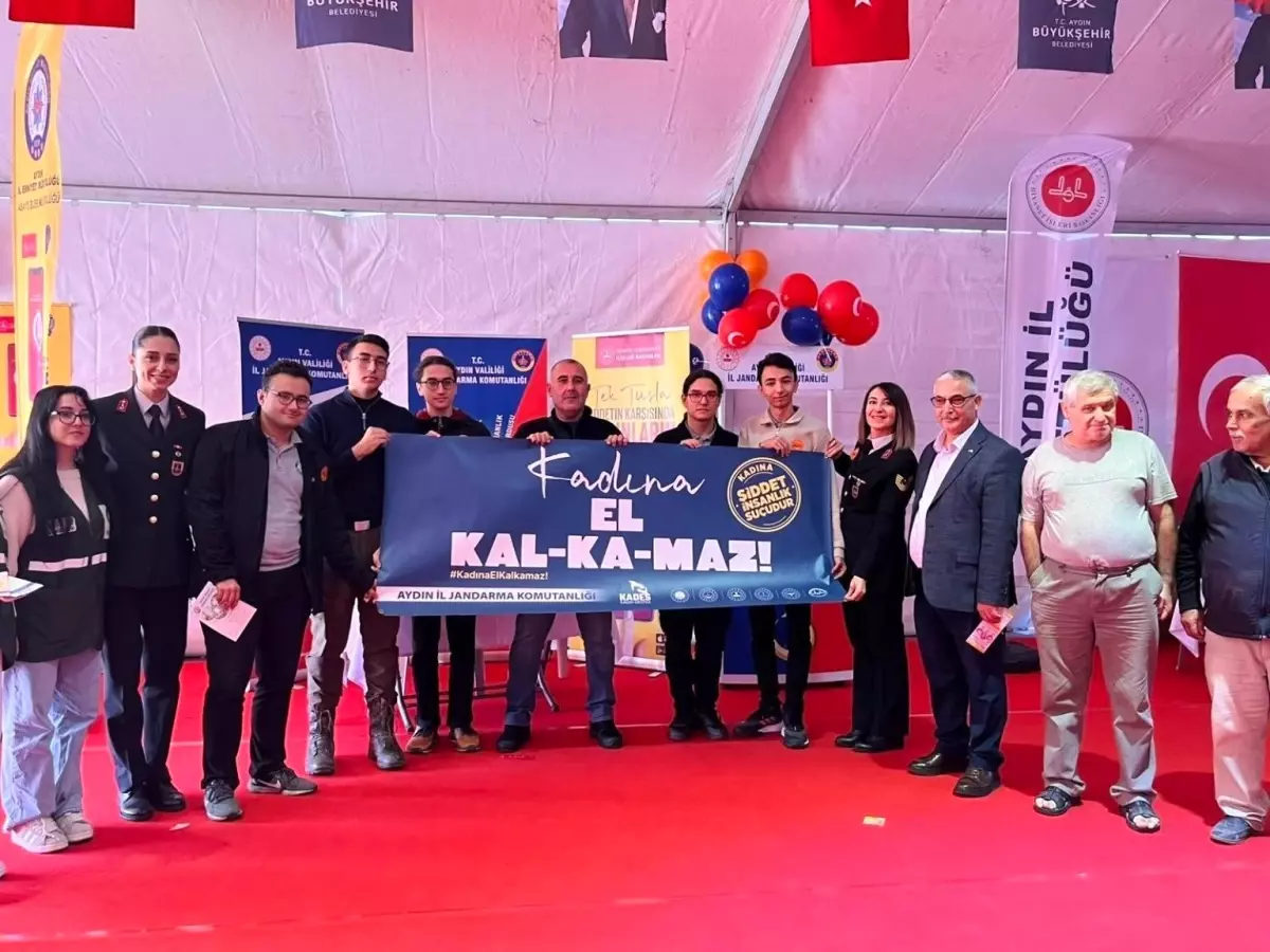 Aydın’da Kadına Yönelik Şiddete Karşı Büyük Farkındalık Etkinliği