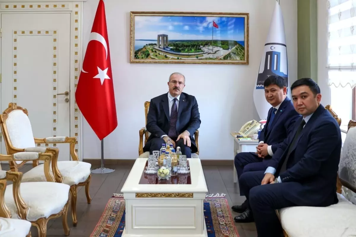 Kazakistan Başkonsolosu Amankul’dan Çanakkale’ye Önemli Diploması Ziyareti