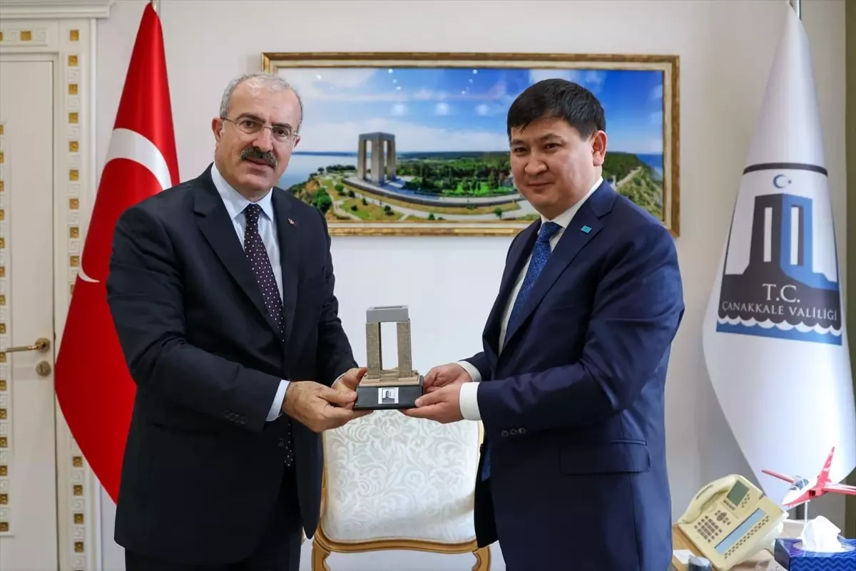 Kazakistan Başkonsolosu Nuriddin Amankul’un Çanakkale Ziyareti