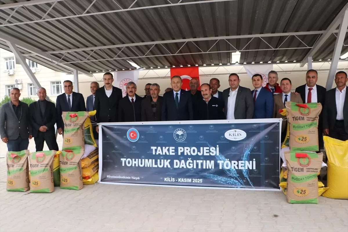 Kilis’te Çiftçilere 737 Ton Sertifikalı Tohum Dağıtıldı