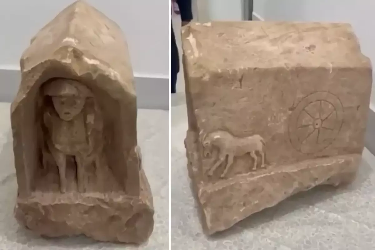 Roma Dönemine Ait 5 Milyon Liralık Mezar Steli Kırıkkale’de Ele Geçirildi!