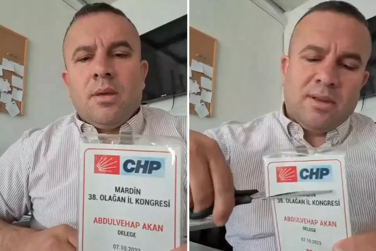 Kürt halkını sevmeyen bizi de sevmesin diyerek CHP’den istifa etti