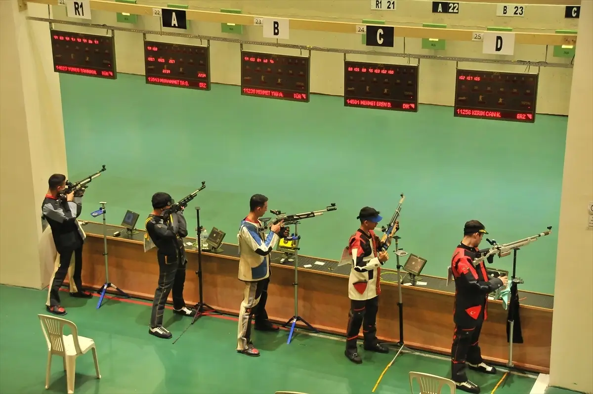 Erdemli’de Havalı Silahlar Şampiyonası Coşkuyla Başladı!