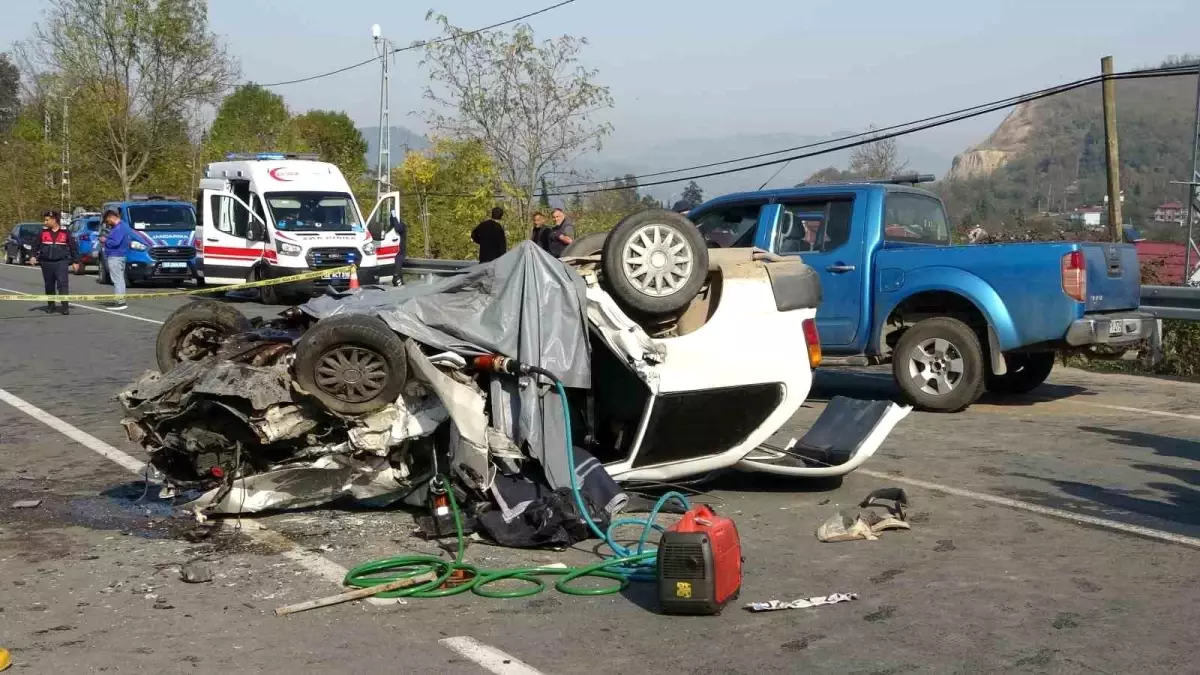 Ordu’da Trafik Kazası: Baba Hayatını Kaybetti