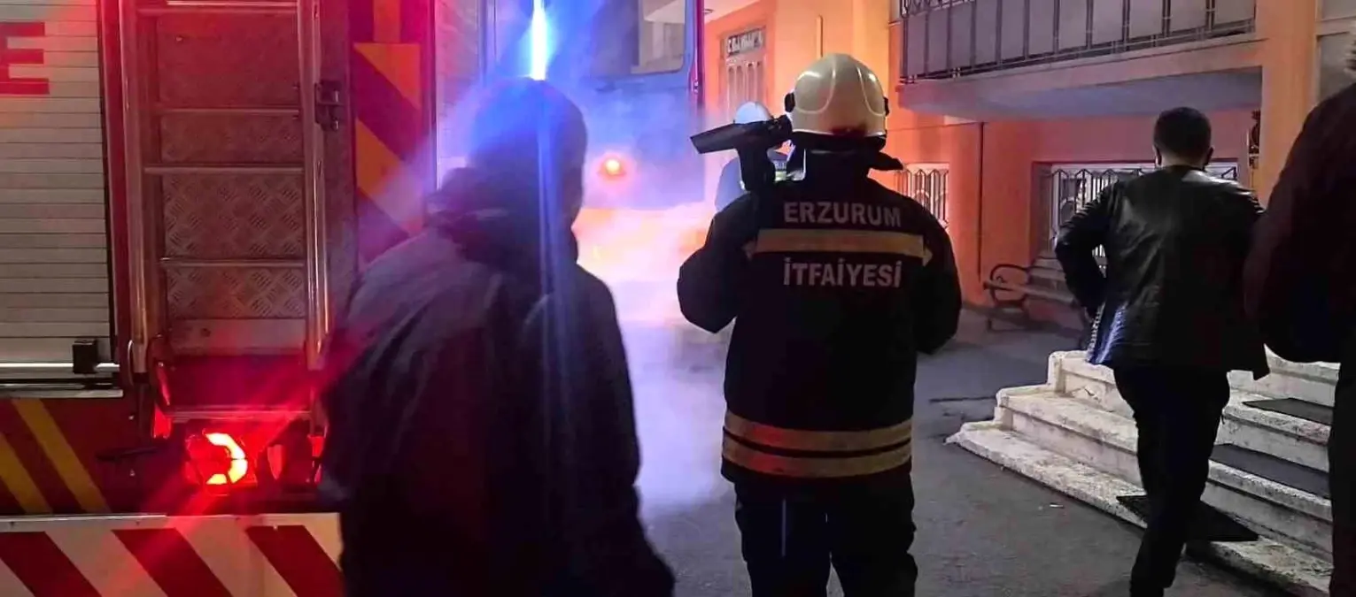 Palandöken’de Korkutan Yangın Paniği