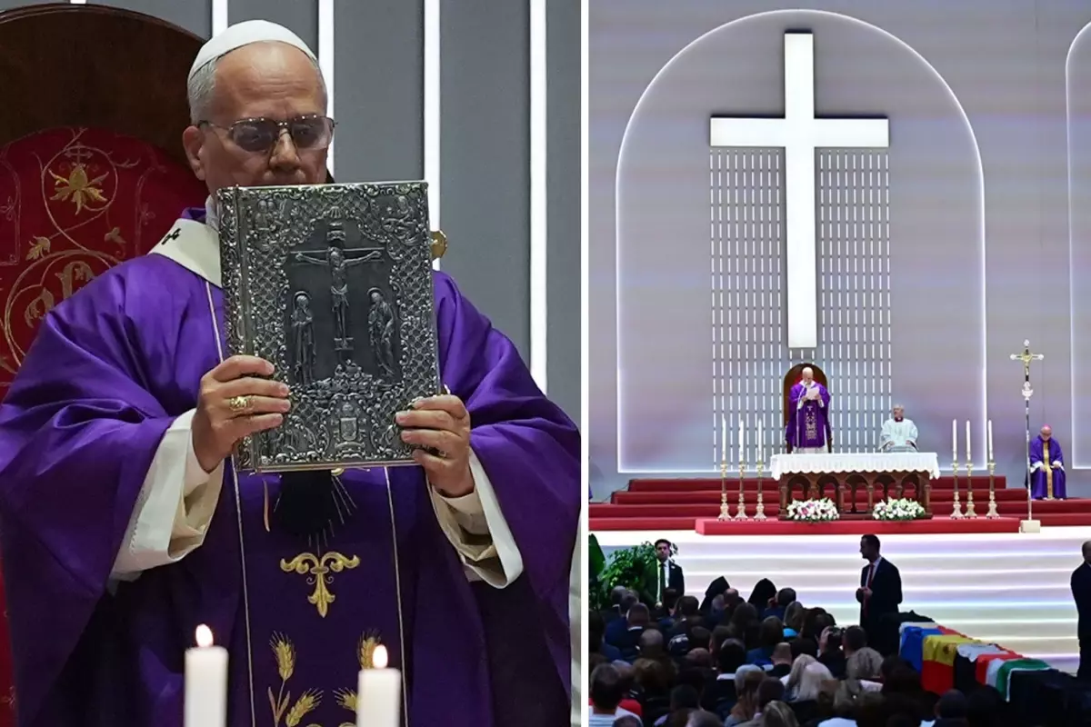 Papa 14. Leo, Volkswagen Arena’da 4 Bin Kişilik Ayini Yönetti ve Barış Mesajı Verdi