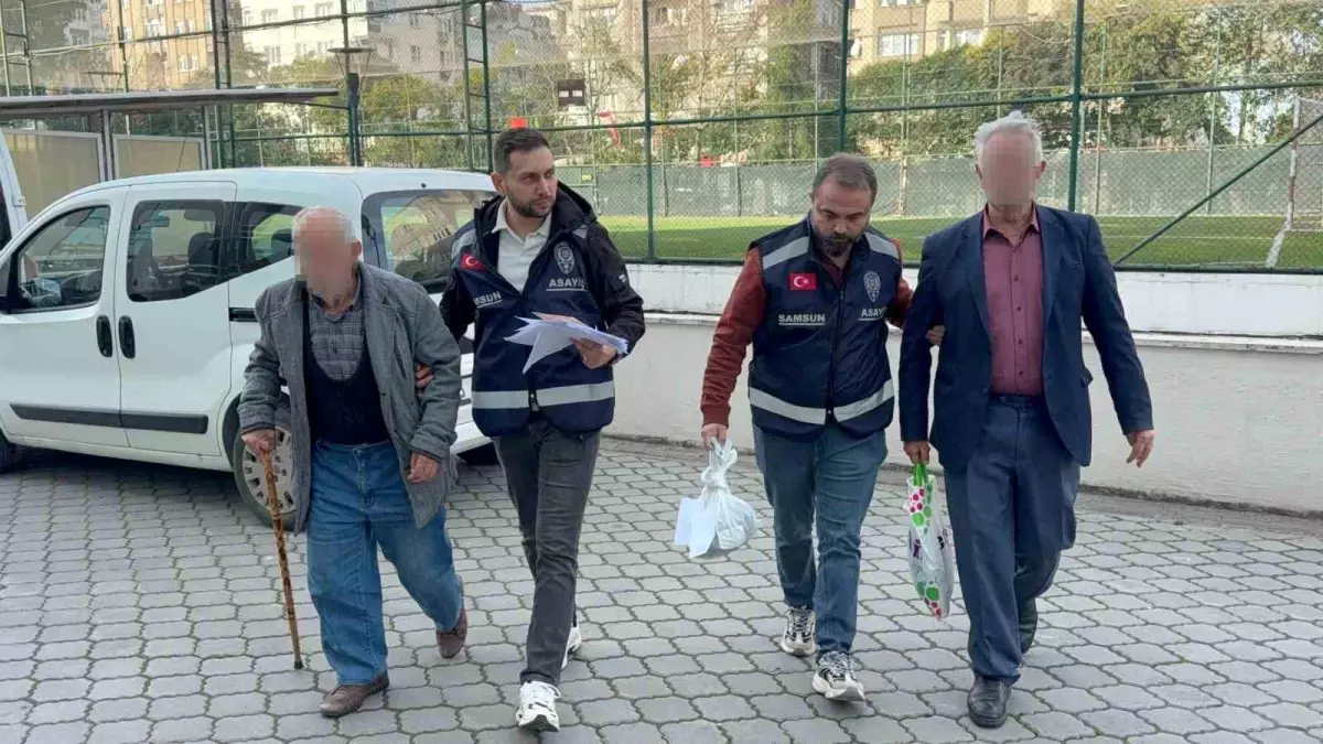 Samsun’da 82 ve 72 Yaşındaki İki Yaşlı Erkek Parkta Uygunsuz Davranış Sergileyerek Gözaltına Alındı