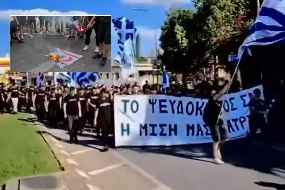 Rumlardan Sınırda Bayrak Yakma Provokasyonu! KKTC’den Sert Tepki