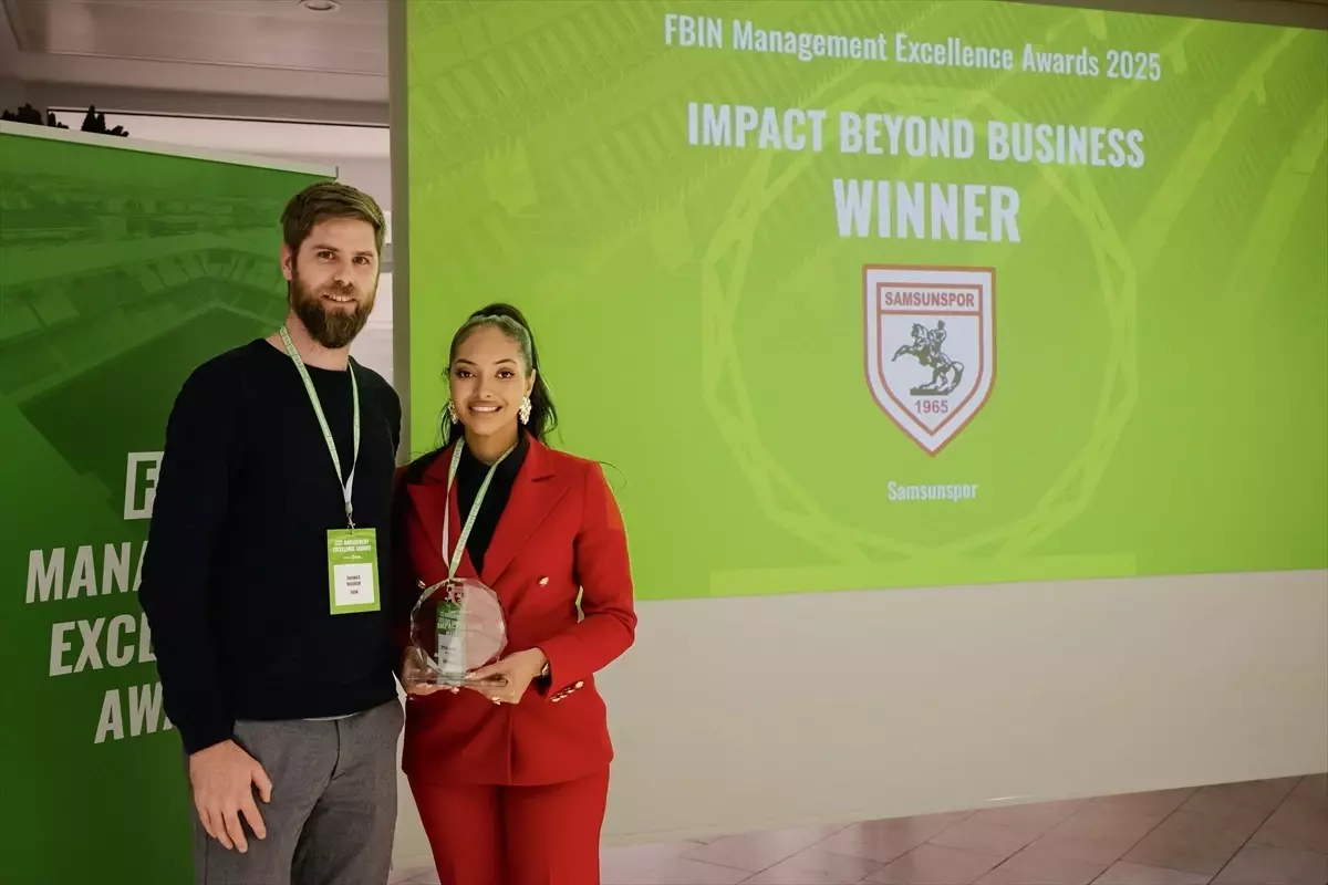 Samsunspor’un Mor Forma Projesi İki Uluslararası Ödül ile Dikkat Çekti