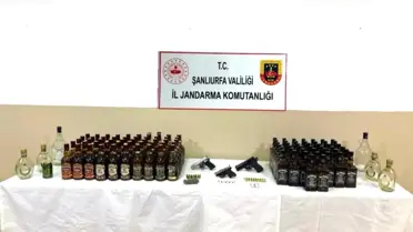 Şanlıurfa’da Kaçak Alkol ve Uyuşturucu Operasyonu
