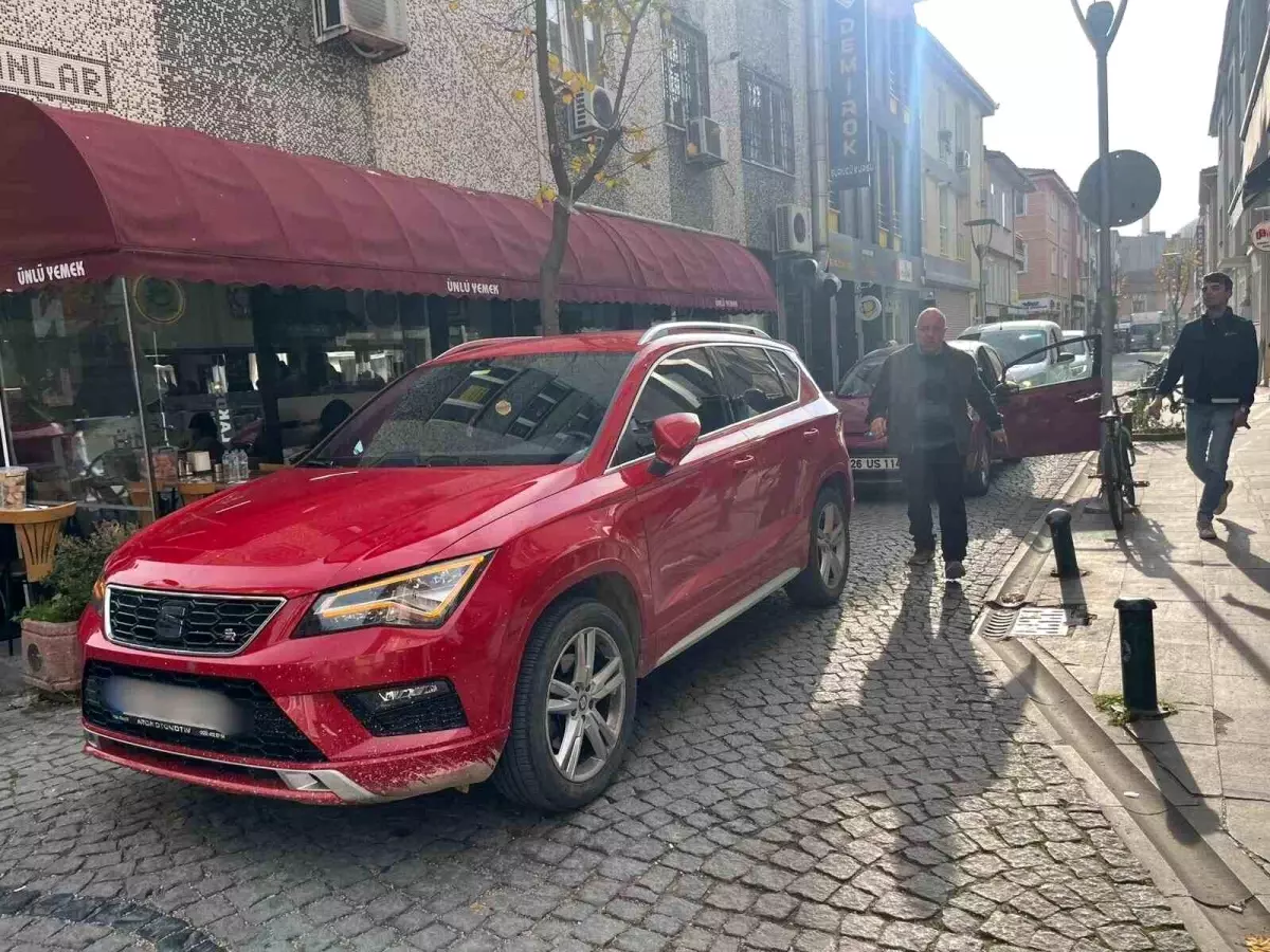 Eskişehir’de Araç Yolda Kaldı