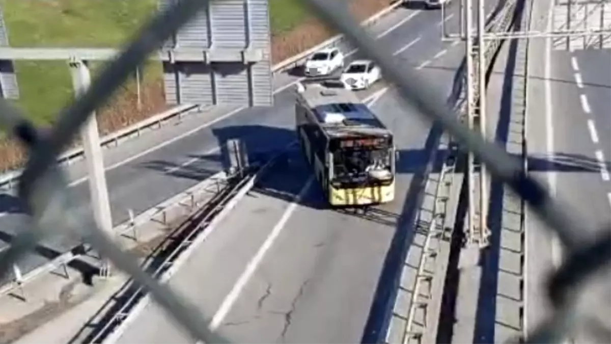 İETT Otobüsü Geri Geri Gitti, Trafiği Tehlikeye Soktu