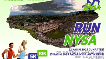 Aydın’da ‘Run Nysa’ Koşu Etkinliği ile Tarih ve Spor Buluşacak