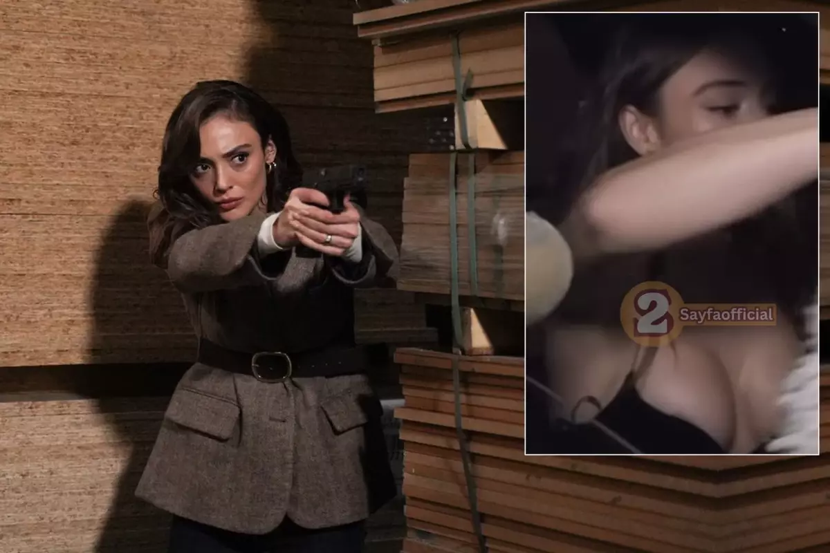 Teşkilat dizisinin Hilal’i Rabia Soytürk, zoom yapan muhabirin kurbanı oldu