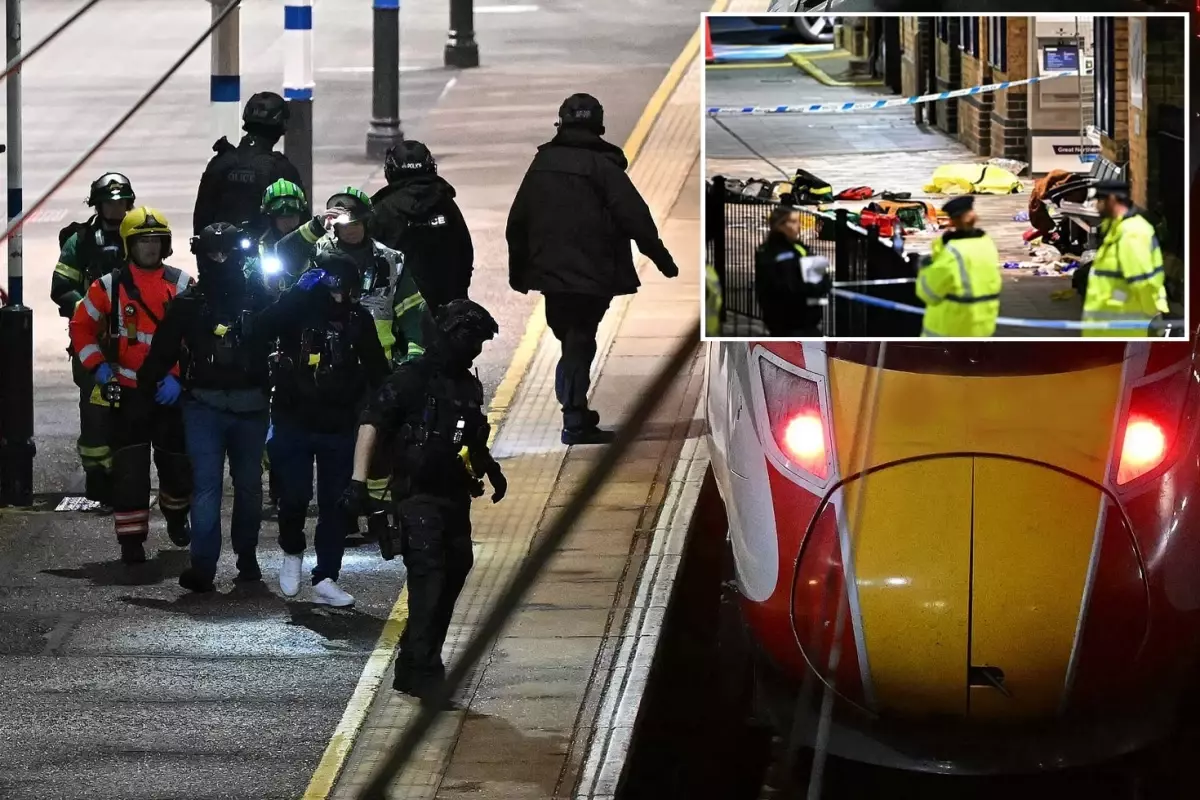 İngiltere’de Trendeki Bıçaklı Saldırı: 10 Yaralı