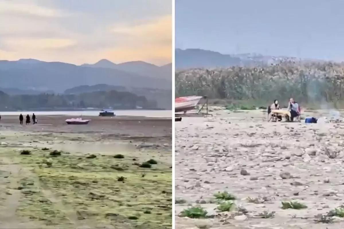 Türkiye’nin ünlü gölü kurumak üzere: ”Suyun olduğu yerde mangal yapıyor”