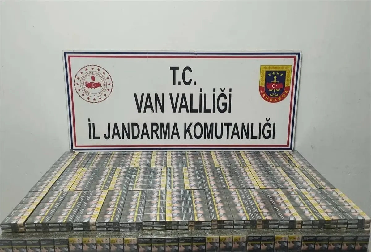 Başka’da 1980 Paket Kaçak Sigara Ele Geçirildi