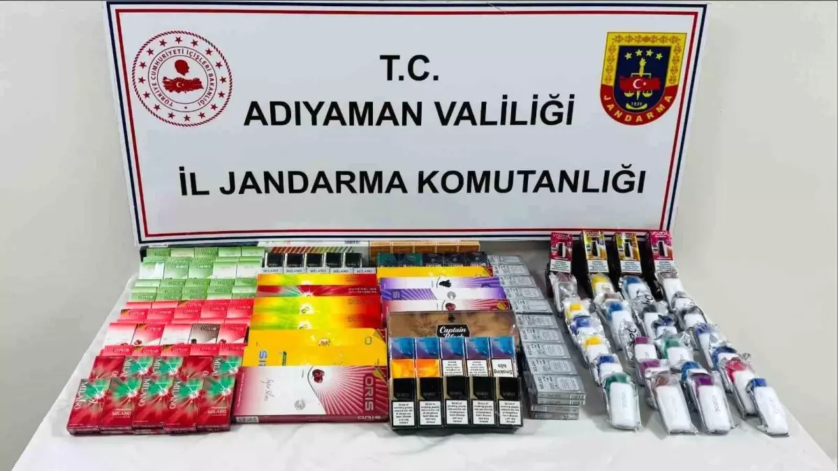 Adıyaman’da Kaçak Sigara Operasyonu