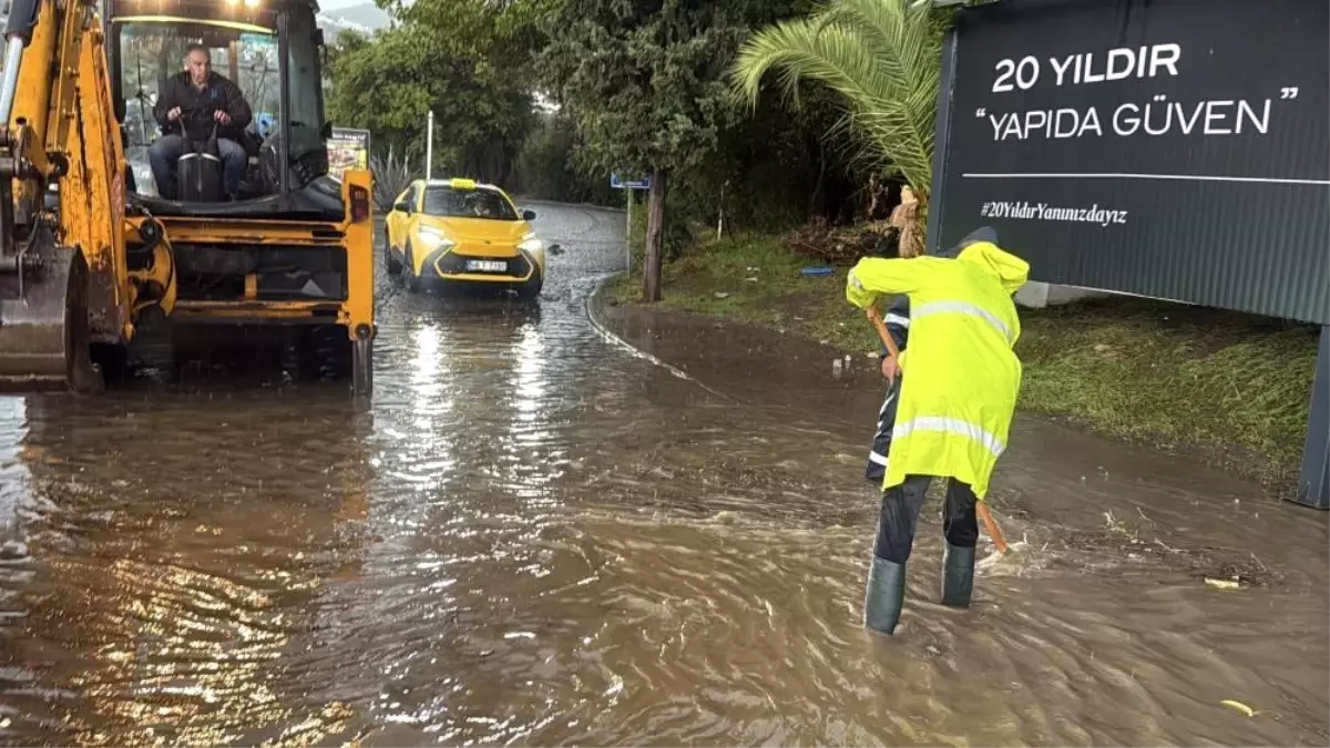 AFAD, ekiplerle birlikte Muğla’daki yağışlara karşı teyakkuzda