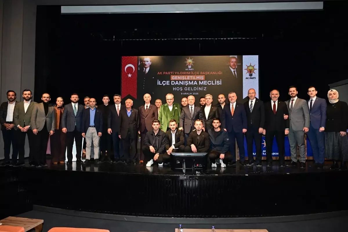 AK Parti Yıldırım İlçe Danışma Toplantısı’nda Üye Artışı ve CHP Eleştirileri Öne Çıktı