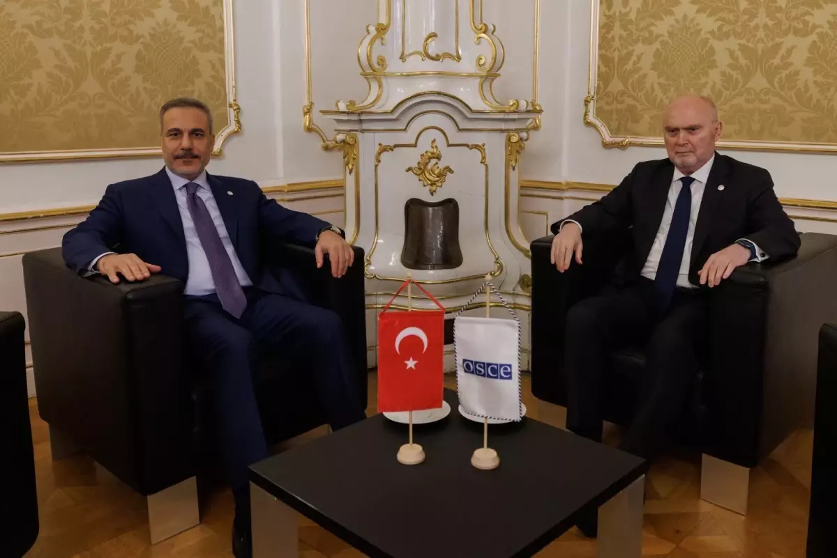 Fidan, AGİT Genel Sekreteri ile Görüştü